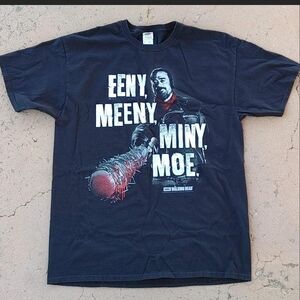 Vtg 2016 AMC The Walking Dead Negan T-Shirt XL Lucille Bat Fruit of the Loom